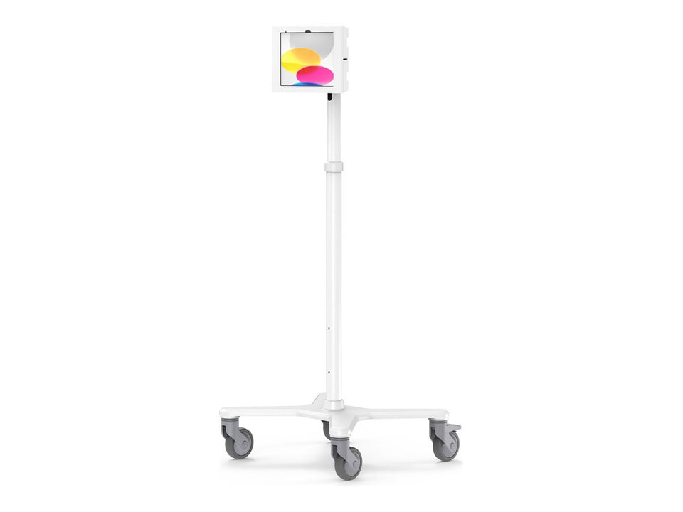Compulocks Apex - Befestigungskit (Gehäuse, Wagenständer) - für Tablett - verriegelbar - medizinisch - hochwertiges Aluminium - weiß - für Apple 10.9-inch iPad (10. Generation)