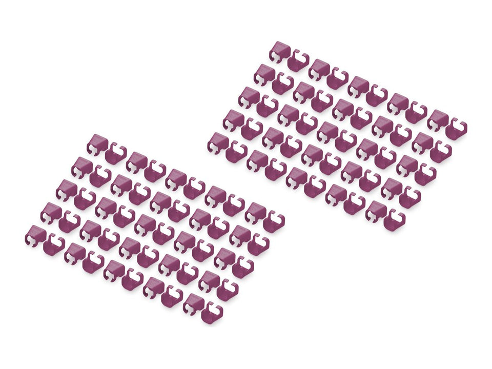 DIGITUS Farbclips für Patchkabel -  Magenta