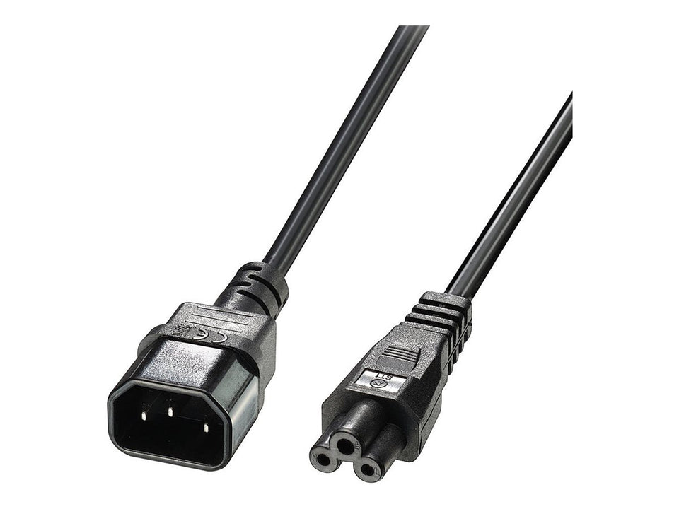 Lindy Cloverleaf - Stromkabel - IEC 60320 C14
