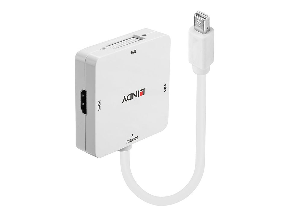 Lindy Mini-DP 1.2 an HDMI 4K30/DVI/VGA Adapter