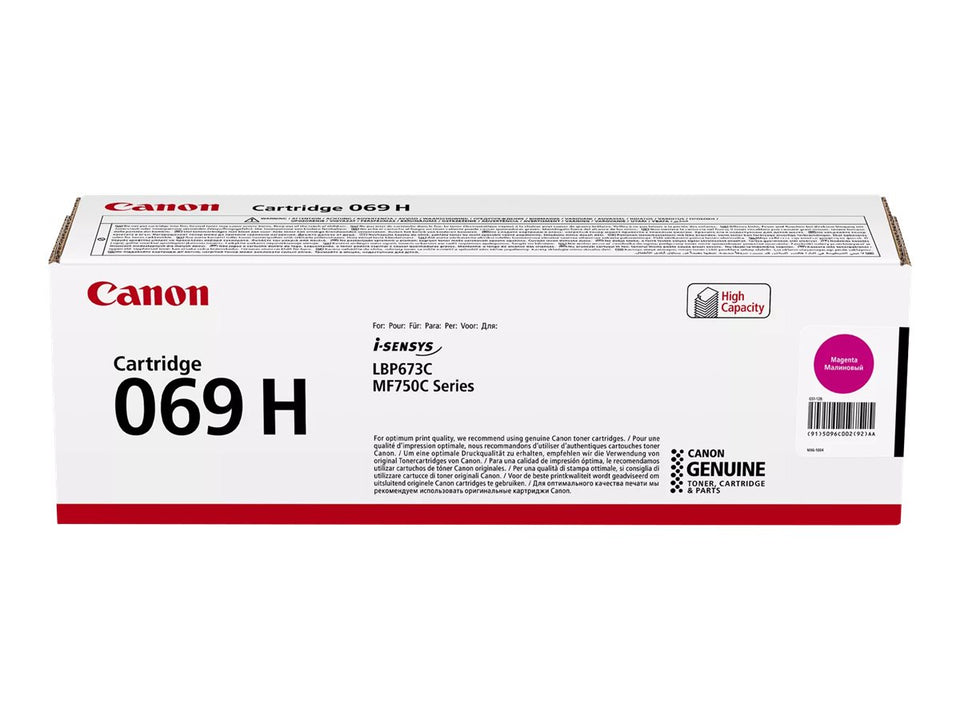 Canon 069H - Hohe Ergiebigkeit - Magenta - original