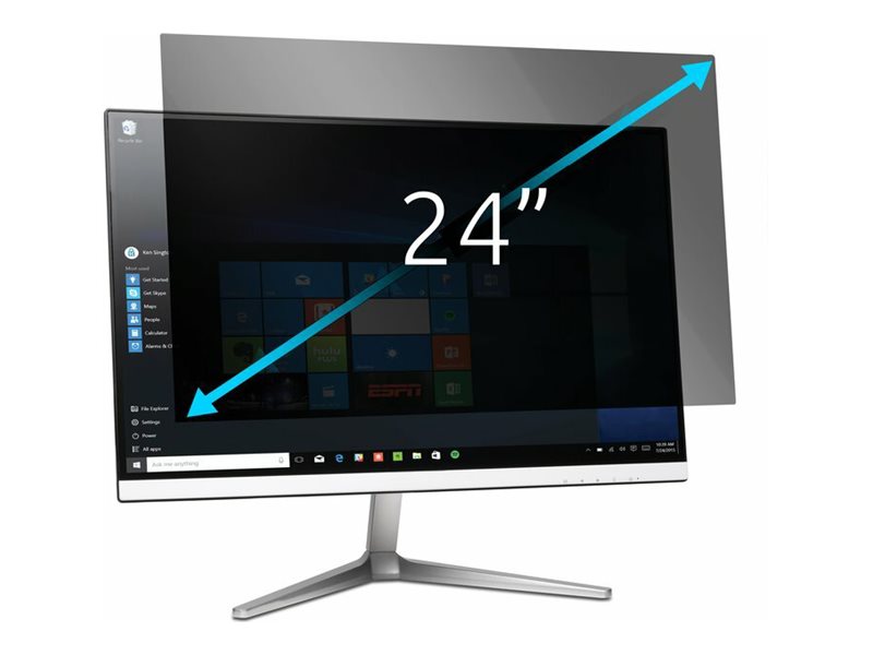Kensington Blickschutzfilter für Bildschirme - 2-Wege - abnehmbar - 61 cm (24")