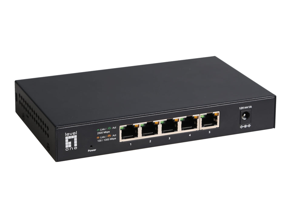 LevelOne GEU-0525 - Switch - unmanaged - 5 x