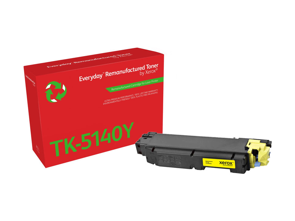 Xerox Everyday - Gelb - kompatibel - Box - wiederaufbereitet - Tonerpatrone (Alternative zu: Kyocera TK-5140Y)