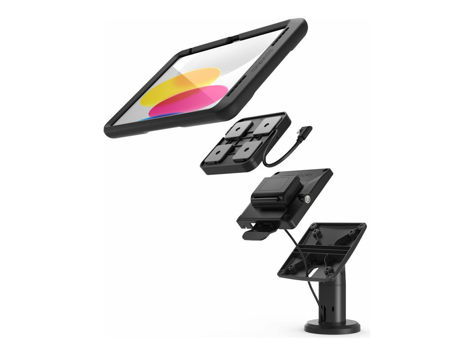 Compulocks iPad 10th-11th (A16) Gen PowerMove Tilting Stand 4" - Black - Befestigungskit (Aufstellung)