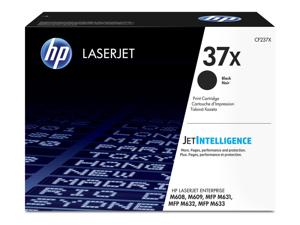 HP 37X - Hohe Ergiebigkeit - Schwarz - original - LaserJet - Tonerpatrone (CF237X)