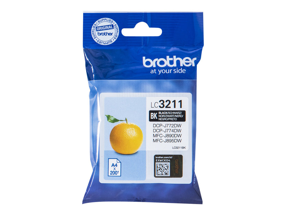 Brother LC3211BK - Schwarz - original - Tintenpatrone