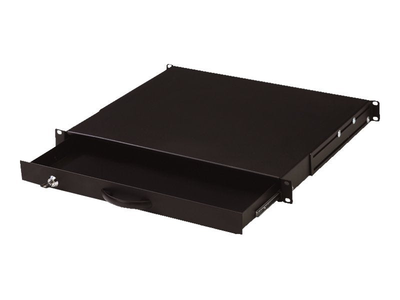 DIGITUS Abschließbare Schublade für 482,6 mm (19") Netzwerk- und Serverschränke, 1HE