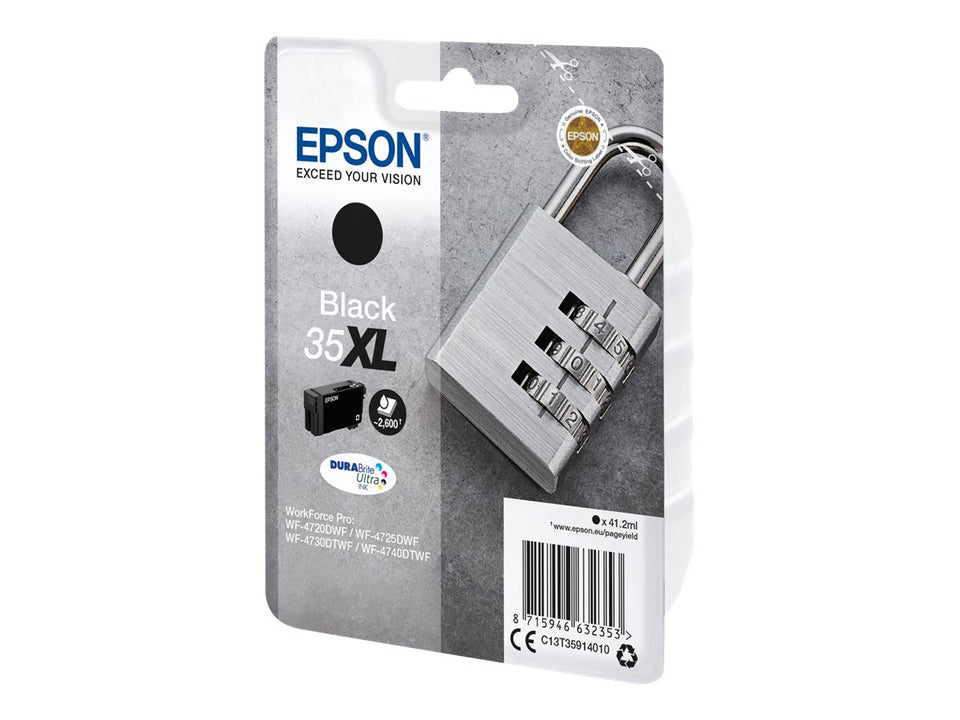 Epson 35XL - 41.2 ml - XL - Schwarz - original