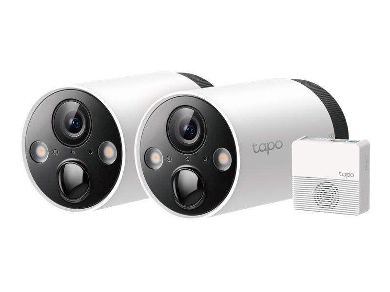 TP-LINK Tapo C420S2 V1 - 2 x Tapo C420 Kameras + Tapo H200 Hub - Netzwerk-Überwachungskamera - Innenbereich, Außenbereich - staubbeständig/wasserfest - Farbe (Tag&Nacht)
