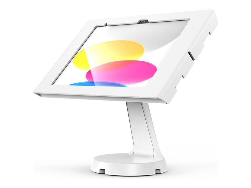 Compulocks Apex - Aufstellung - freiliegende Front-/Rückkamera und Sensoren - für Tablett - Metall - weiß - Schreibtisch - für Apple 10.9-inch iPad (10. Generation)
