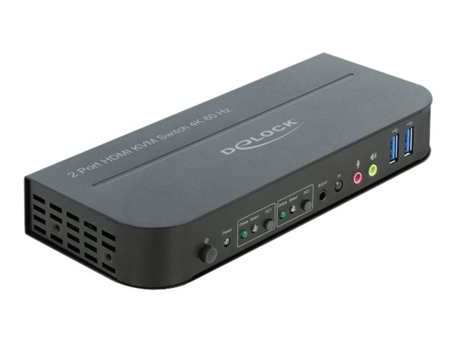 Delock HDMI KVM Switch 4K 60 Hz with USB 3.0