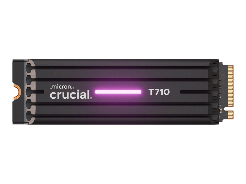Crucial T710 - SSD - verschlüsselt - 2 TB - intern - M.2 2280 - PCI Express 5.0 (NVMe)