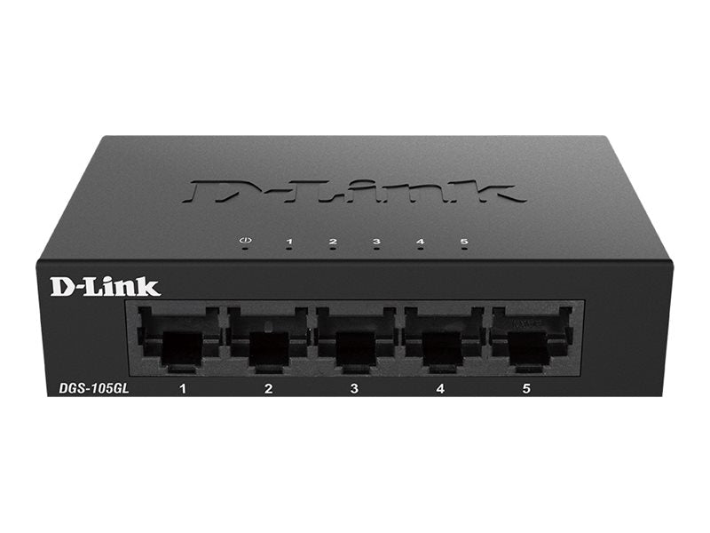 D-Link DGS 105GL - Switch - unmanaged - 5 x 10/100/1000