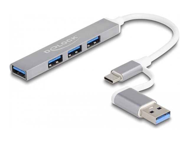 Delock Hub - 3 x USB 2.0 + 1 x USB 3.2 Gen