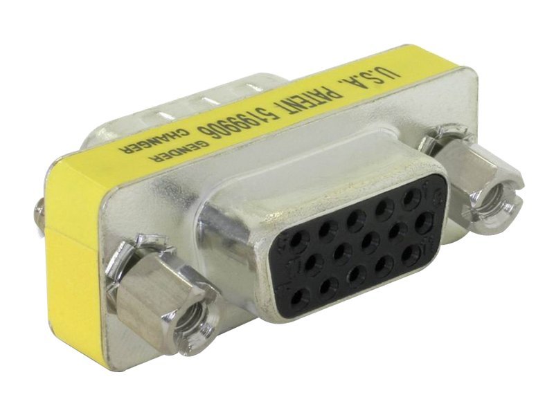 Delock VGA-Gender Changer - HD-15 (VGA) (W)
