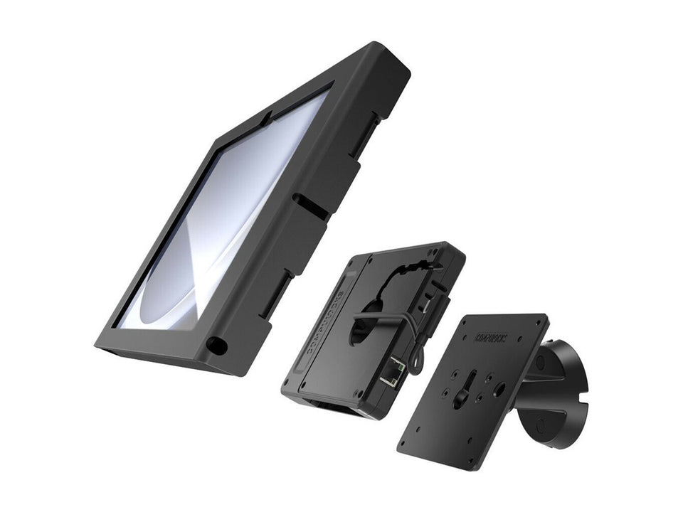 Compulocks Apex - Befestigungskit (Bogen, Gehäuse) - für Tablett - Neigen - verriegelbar - Aluminium, Metallrahmen - Schwarz - Bildschirmgröße: 27.9 cm (11")