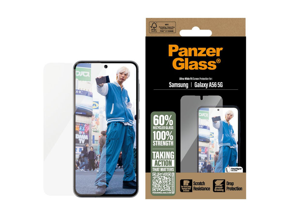 PanzerGlass Bildschirmschutz für Handy - ultrabreite