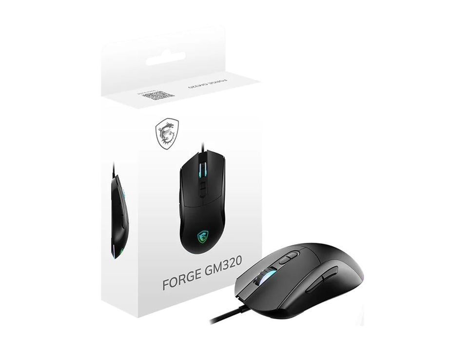 MSI FORGE GM320 - Maus - optisch - 7 Tasten -
