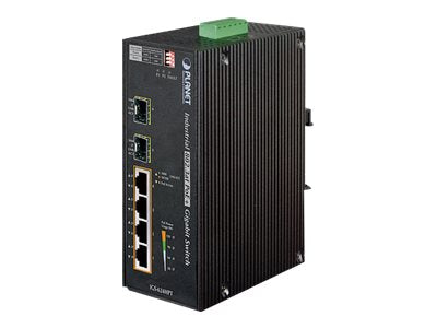 Planet IGS-624HPT - Switch - 4 x 10/100/1000 (PoE+)