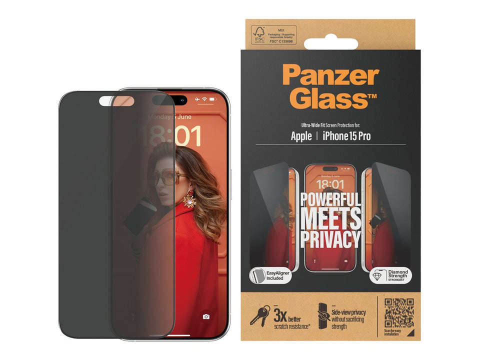 PanzerGlass Bildschirmschutz für Handy - ultrabreite