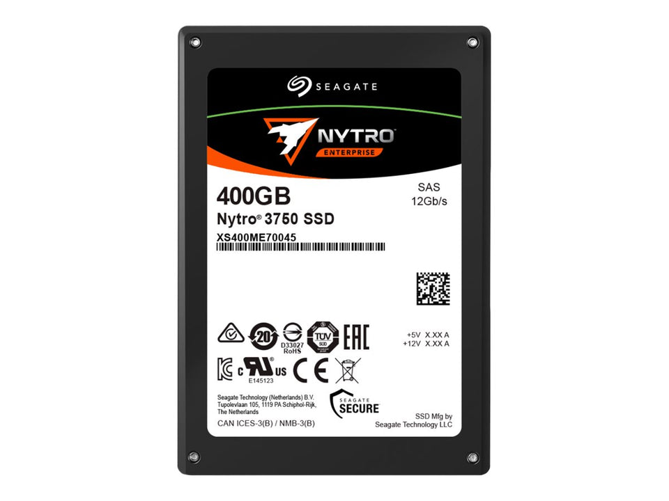 Seagate Nytro 3750 XS400ME70045 - SSD - Write Intensive - 400 GB - intern - 2.5" (6.4 cm)