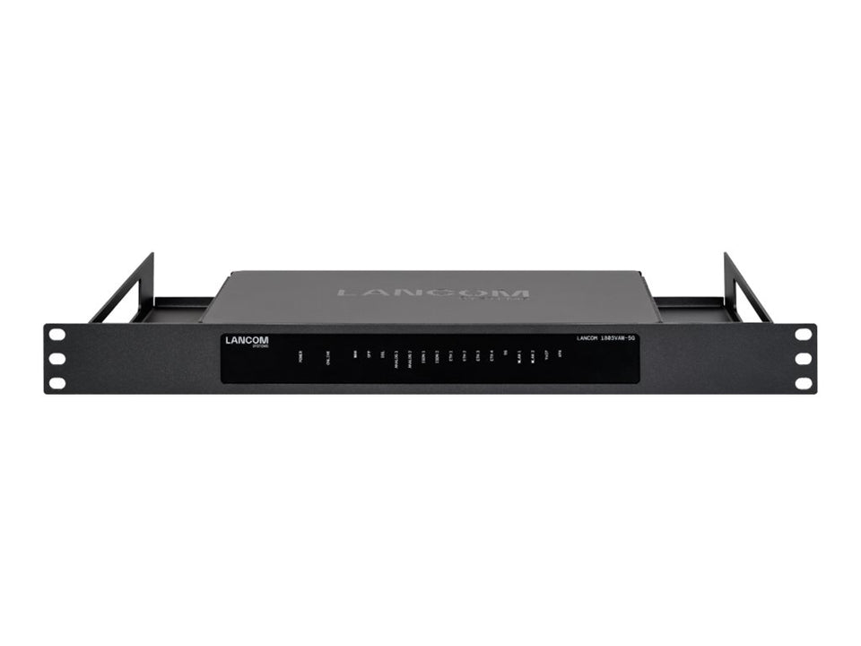 Lancom Netzgerät-Montageklammer - Frontmontage, hinten montierbar - Schwarz - 48.3 cm (19")