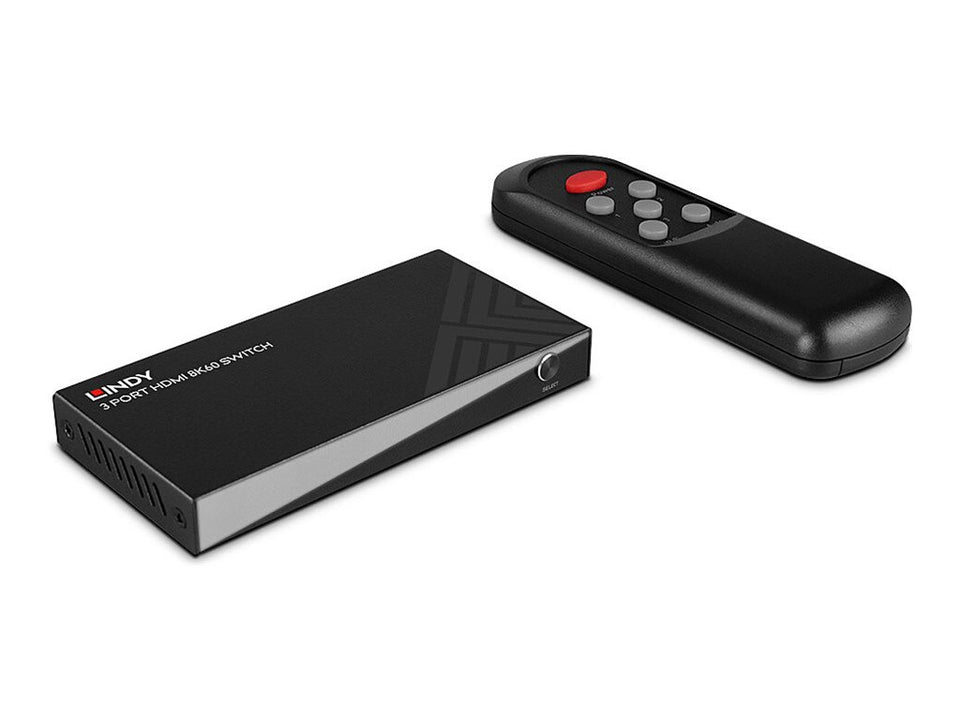 Lindy Video/Audio-Schalter - 8K60 - 3 x HDMI
