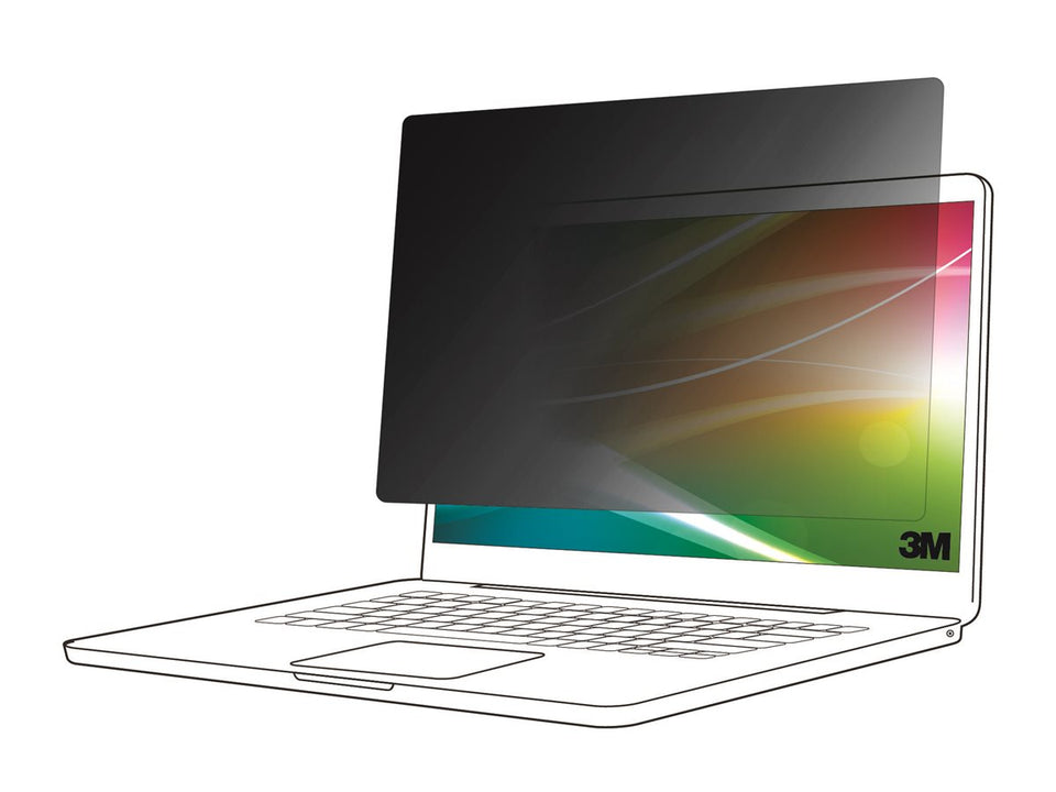 3M Bright Screen Privacy Filter - Blickschutzfilter für Notebook - entfernbar - Flip - 33.8 cm (13.3")