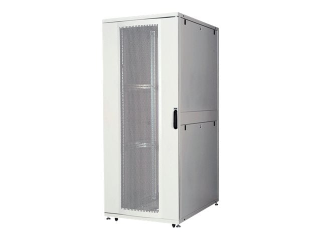 DIGITUS Professional Unique DN-19 SRV-42U-8/12 - Schrank Netzwerkschrank - Grau, RAL 7035 - 42HE - 48.3 cm (19")