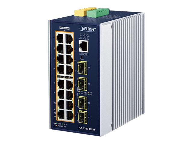 Planet IGS-6325-16P4S - Switch - L3 - managed - 16 x 10/100/1000 (PoE+)