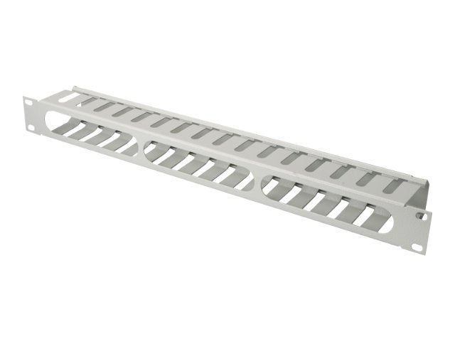 DIGITUS Kabelführungspanel mit abnehmbarer Blende für 483 mm (19)-Schränke, 1HE