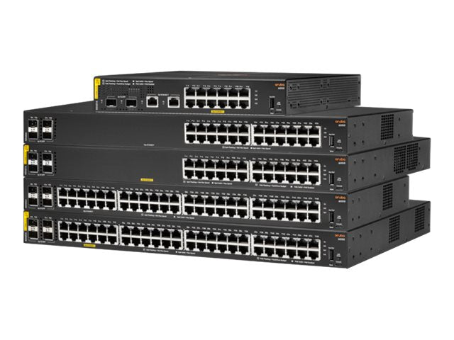 HPE Aruba 6000 24G Class4 PoE 4SFP 370W Switch - Switch - managed - 24 x 10/100/1000 (PoE)