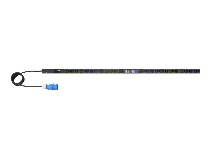 Eaton G4 - Stromverteilungseinheit (Rack - einbaufähig) - 32 A, verwaltet - Wechselstrom 200-240 V - 7.4 kW - 1-phasig - Ethernet 10/100/1000, serial - Eingabe, Eingang IEC 60309 32A - Ausgangsanschlüsse: 42 (24 x IEC 60320 C13, 18 x IEC 60320 C39)