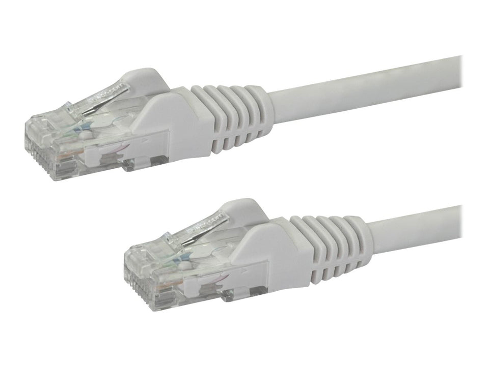 StarTech.com Startech 7m CAT6 Ethernet Cable, 10 Gigabit Snagless RJ45 650MHz 100W PoE Patch Cord, CAT 6 10GbE UTP Network Cable w/Strain Relief, White, Wiring is UL Certified/TIA - Category 6 - 24AWG (N6PATC7MWH)