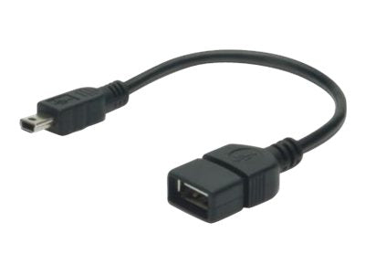 DIGITUS USB Mini-B - USB-A Adapter/ Konverter, OTG, 0,2m