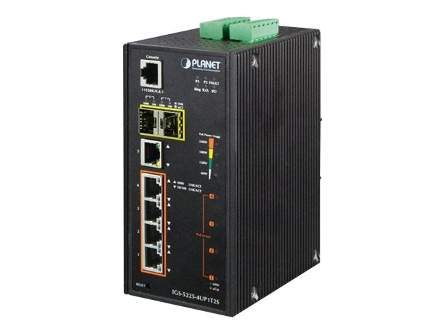 Planet IGS-5225-4UP1T2S - Switch - L2+ - managed - 1 x 10/100/1000 + 4 x 10/100/1000 (UPOE)