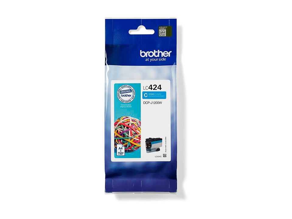 Brother LC424C - Cyan - original - Tintenpatrone