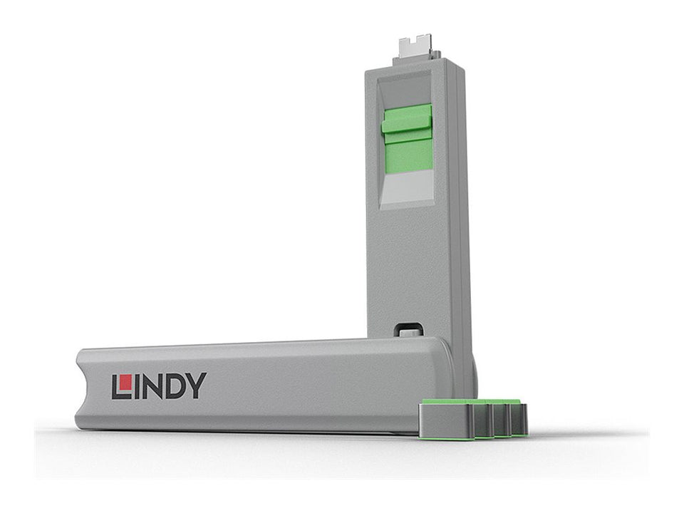 Lindy Schloss für USB-C-Port - grün