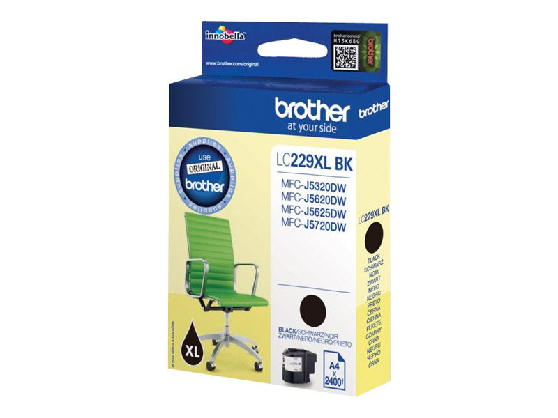 Brother LC229XLBK - Schwarz - original - Tintenpatrone