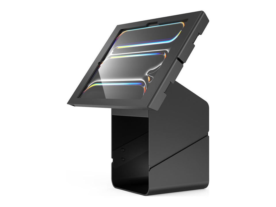 Compulocks iPad Pro M4 13" (2024), Apex Enclosure Tablet Printer Kiosk - Aufstellung - Kiosk-Style - für Drucker / Tablet - verriegelbar - hochwertiges Aluminium - Schwarz - Bildschirmgröße: 33 cm (13")