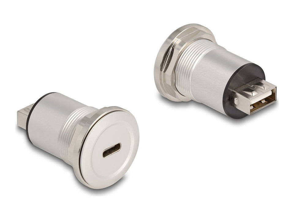 Delock USB-Adapter - USB-C (W) Paneel montierbar zu USB (W)