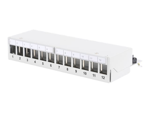 DIGITUS Modulares Desktop Patch Panel, geschirmt, 12-Port