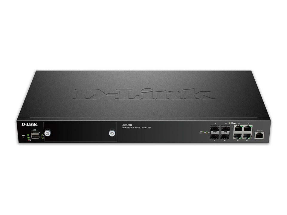 D-Link DWC-2000 Wireless Controller - Netzwerk-Verwaltungsgerät - 4 Anschlüsse - 64 MAPs (verwaltete Zugriffspunkte)