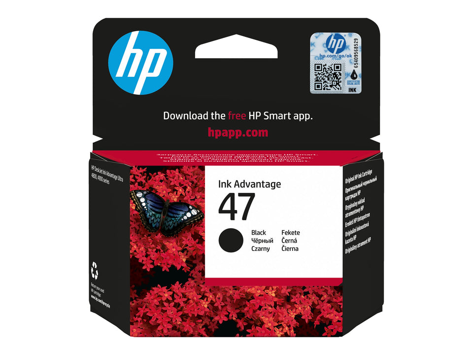 HP 47 - 26 ml - Schwarz - original - Ink Advantage