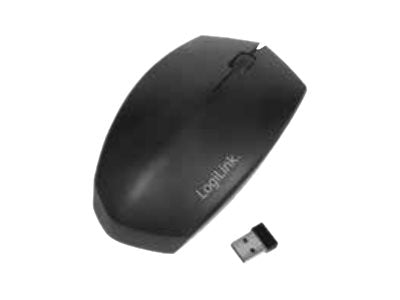 LogiLink Maus - rechts- und linkshändig - optisch - kabellos - 2.4 GHz, Bluetooth 4.2 - kabelloser Empfänger (USB)