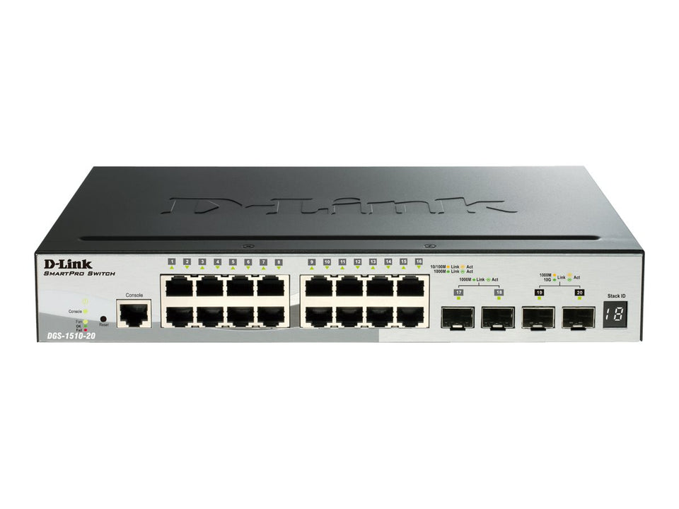 D-Link DGS 1510-20 - Switch - L3 - Smart - 16