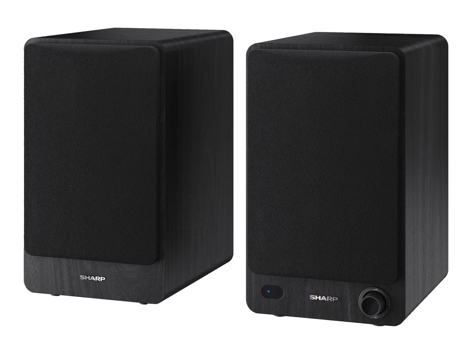 Sharp CP-SS30 - Lautsprecher - 2.0-Kanal - Bücherregal - kabellos - Bluetooth - USB - 60 Watt (Gesamt)