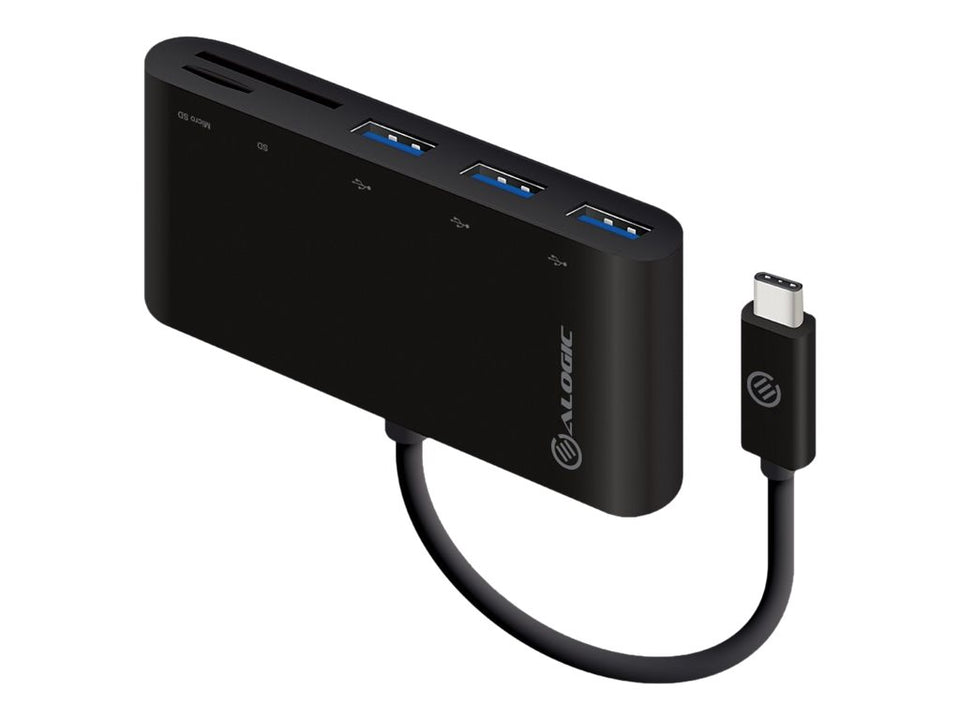 Alogic USB-C MultiPort Adapter - Hub - 3 x SuperSpeed