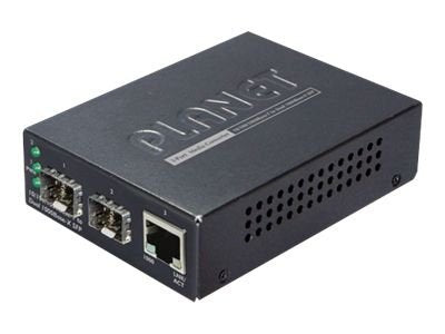 Planet GT-1205A - Medienkonverter - 1GbE - 10Base-T, 100Base-TX, 1000Base-T - 3 Anschlüsse - RJ-45 / SFP (mini-GBIC)